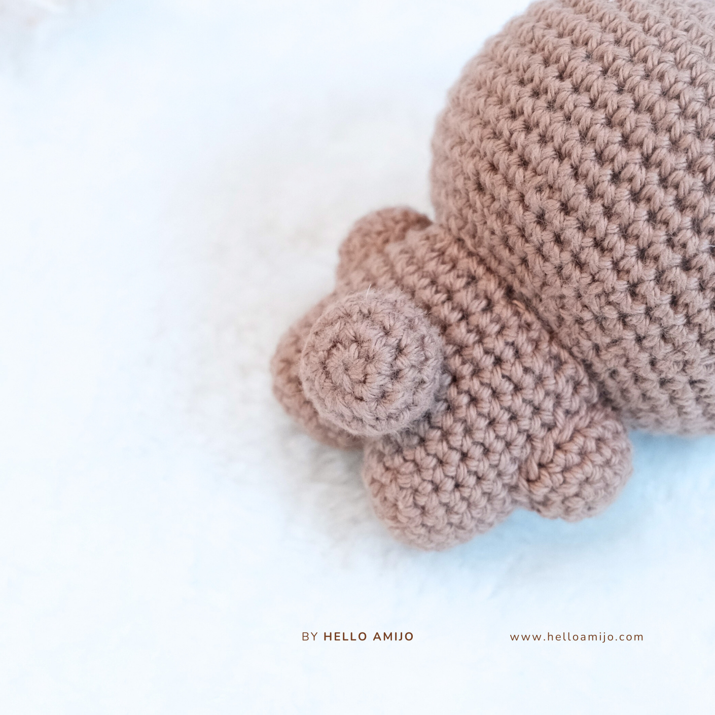 Pastel Teddy Amigurumi Crochet Pattern PDF