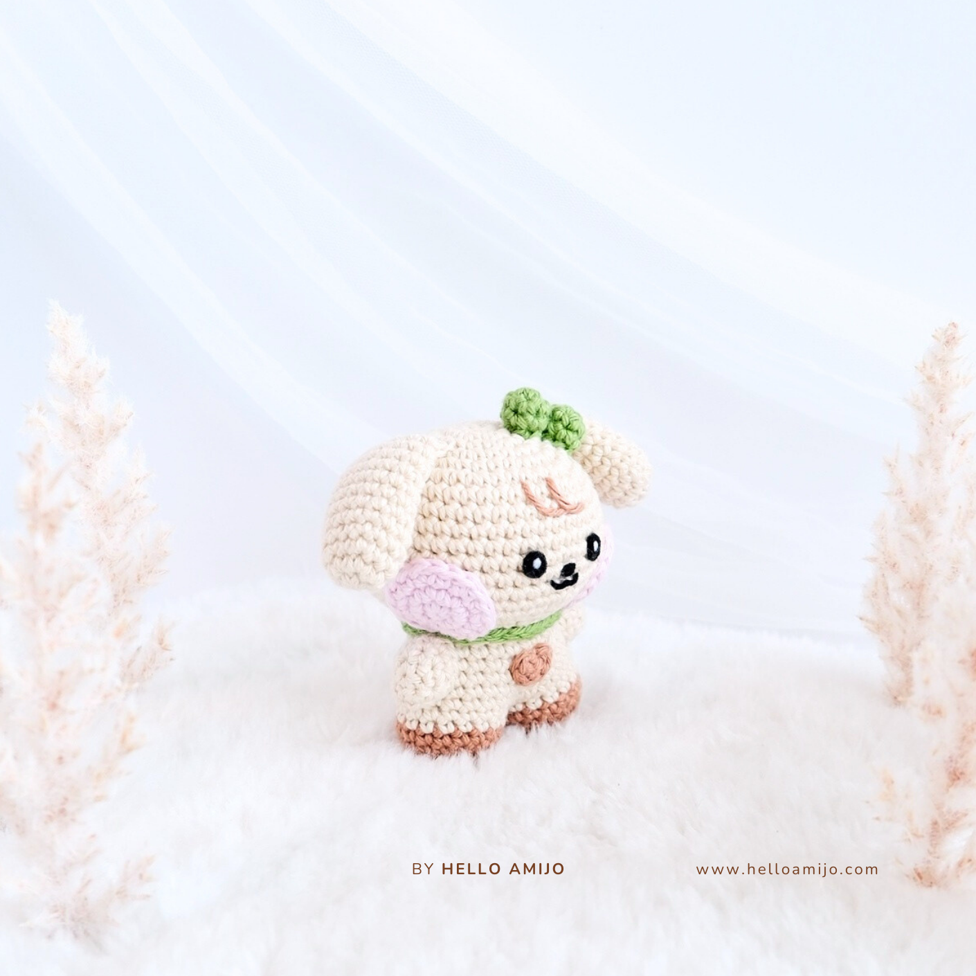 Tiny Puppy Amigurumi Crochet Pattern PDF