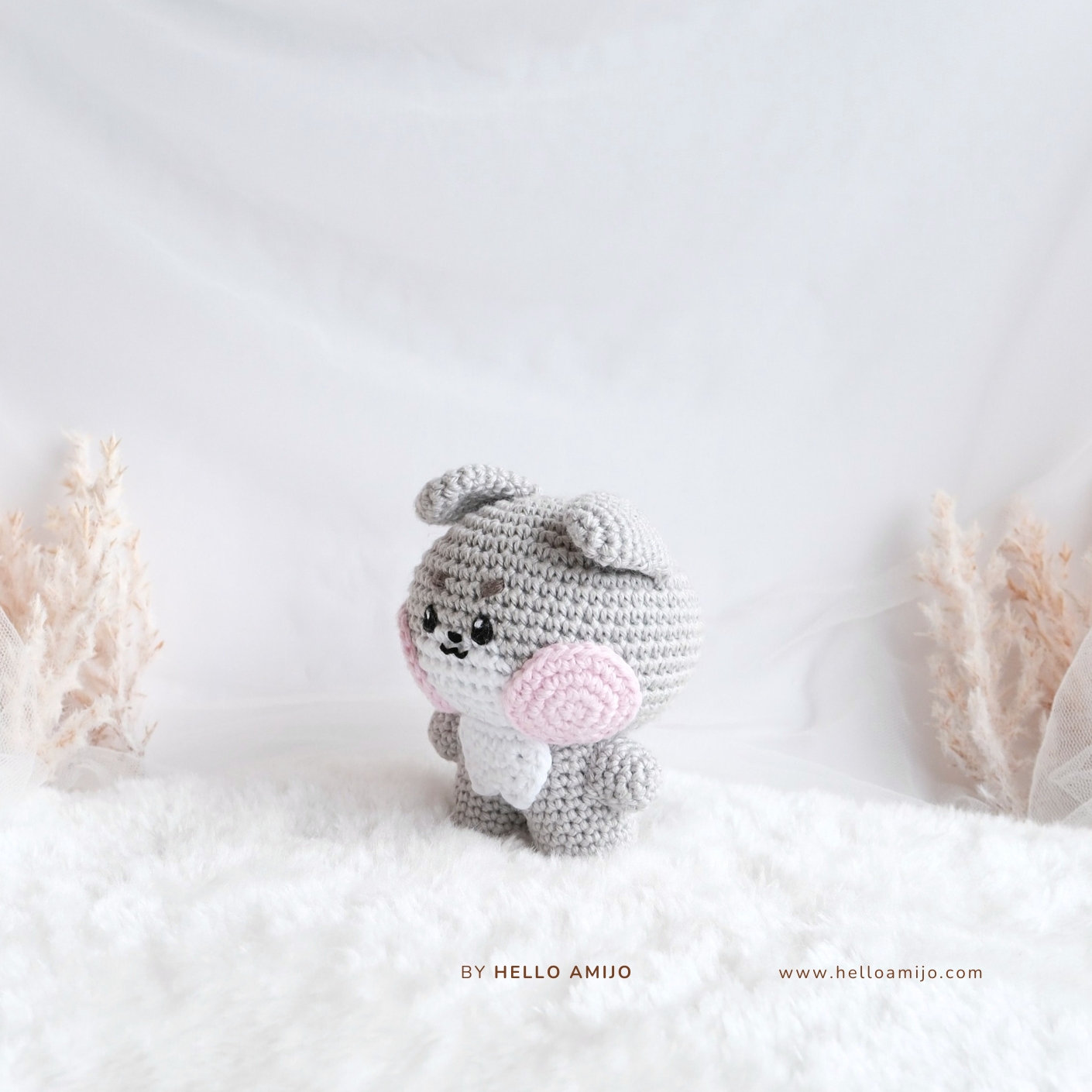 Chubby Bulldog Amigurumi Crochet Pattern PDF