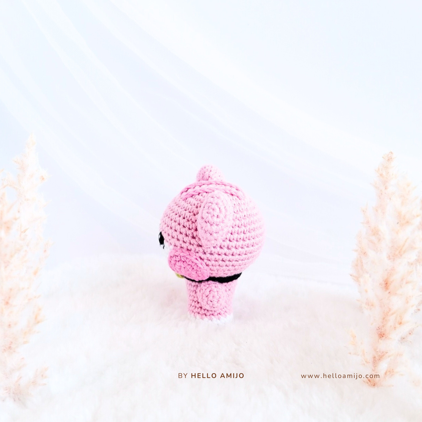 Tiny Pink Tiger Amigurumi Crochet Pattern PDF