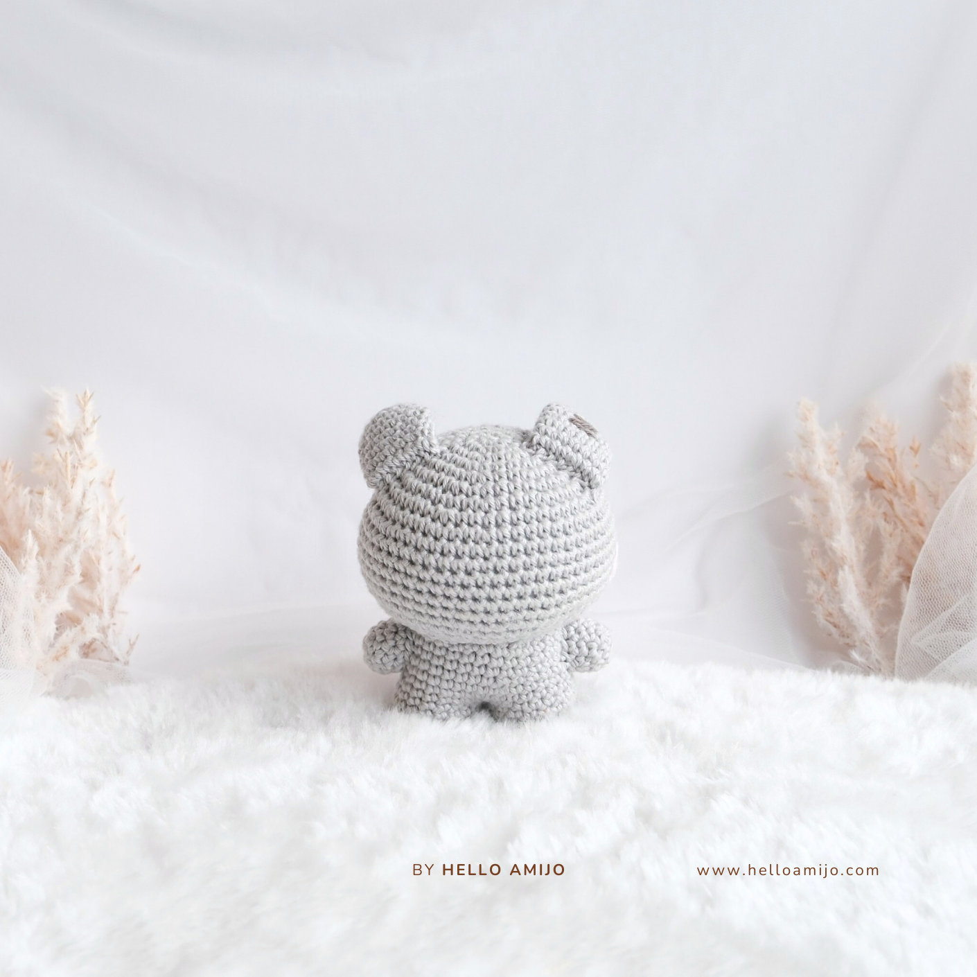 Chubby Bulldog Amigurumi Crochet Pattern PDF