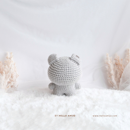 Chubby Bulldog Amigurumi Crochet Pattern PDF