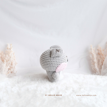 Chubby Bulldog Amigurumi Crochet Pattern PDF