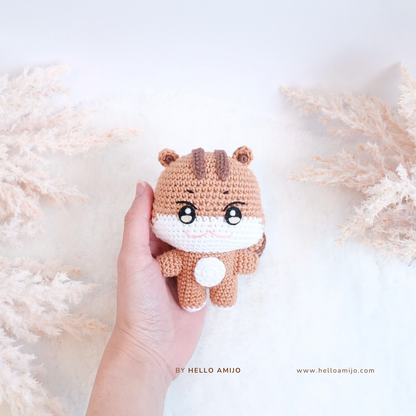 Lovely Squirrel Amigurumi Crochet Pattern PDF