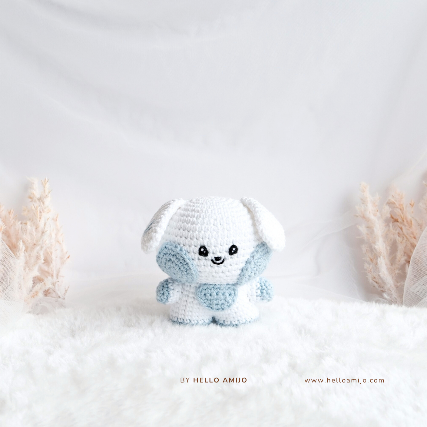 Chubby Puppy Amigurumi Crochet Pattern PDF