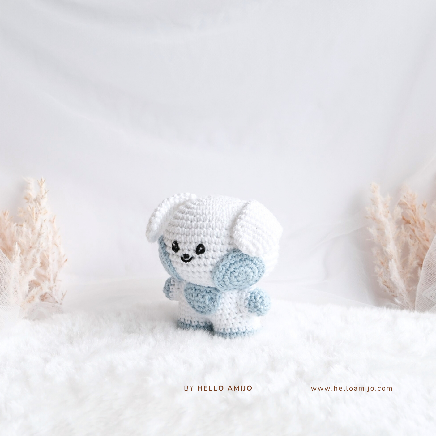 Chubby Puppy Amigurumi Crochet Pattern PDF