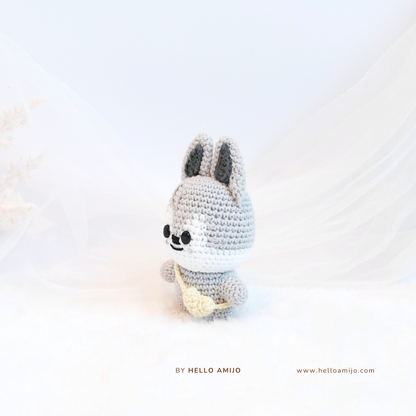 Petite Wolfie Amigurumi Crochet Pattern PDF