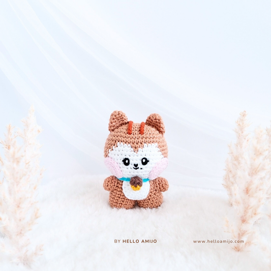 Tiny Squirrel Amigurumi Crochet Pattern PDF