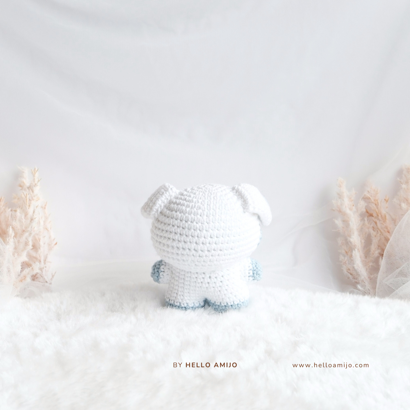 Chubby Puppy Amigurumi Crochet Pattern PDF