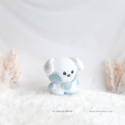 Chubby Puppy Amigurumi Crochet Pattern PDF