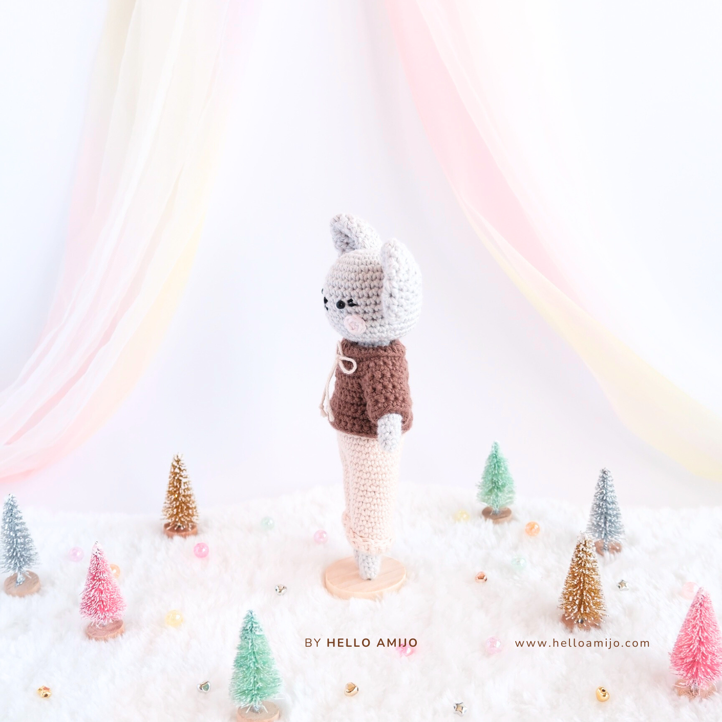 Jack the Mouse Amigurumi Crochet Pattern PDF