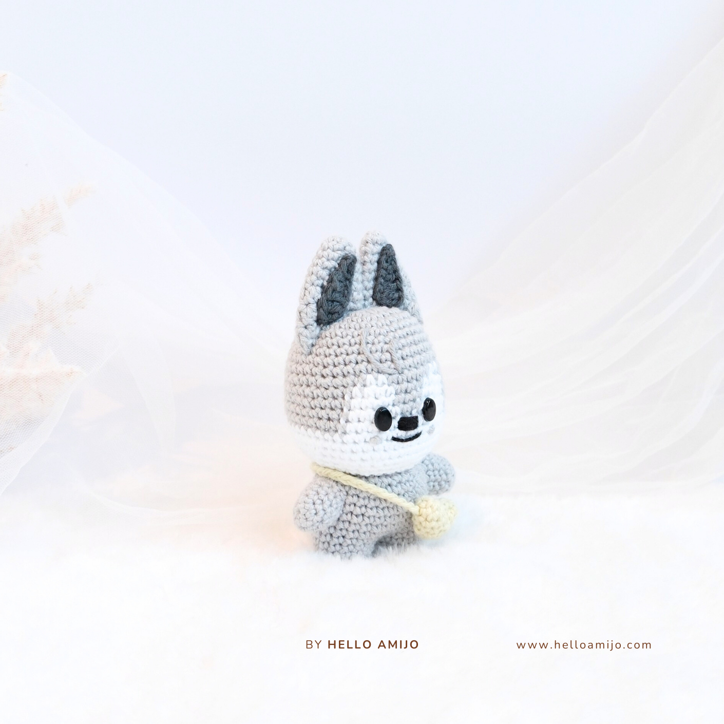 Petite Wolfie Amigurumi Crochet Pattern PDF