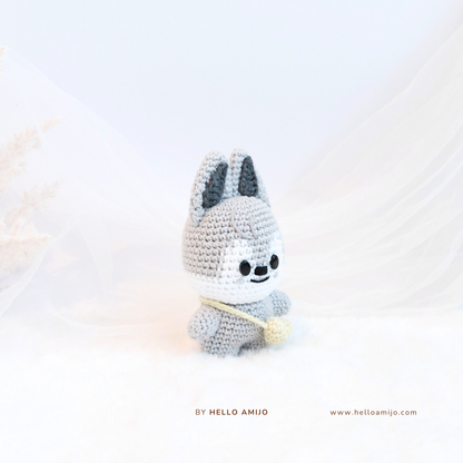 Petite Wolfie Amigurumi Crochet Pattern PDF