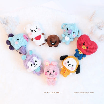 Bundle 8 in 1 Cutie Amigurumi Crochet Pattern PDF