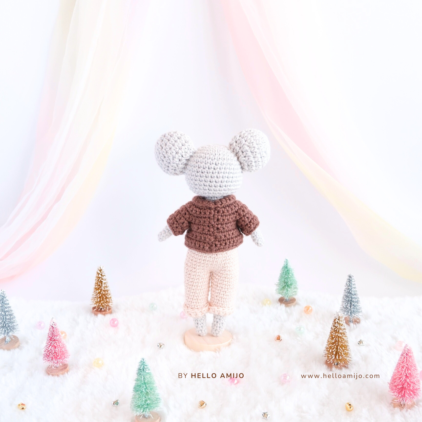 Jack the Mouse Amigurumi Crochet Pattern PDF