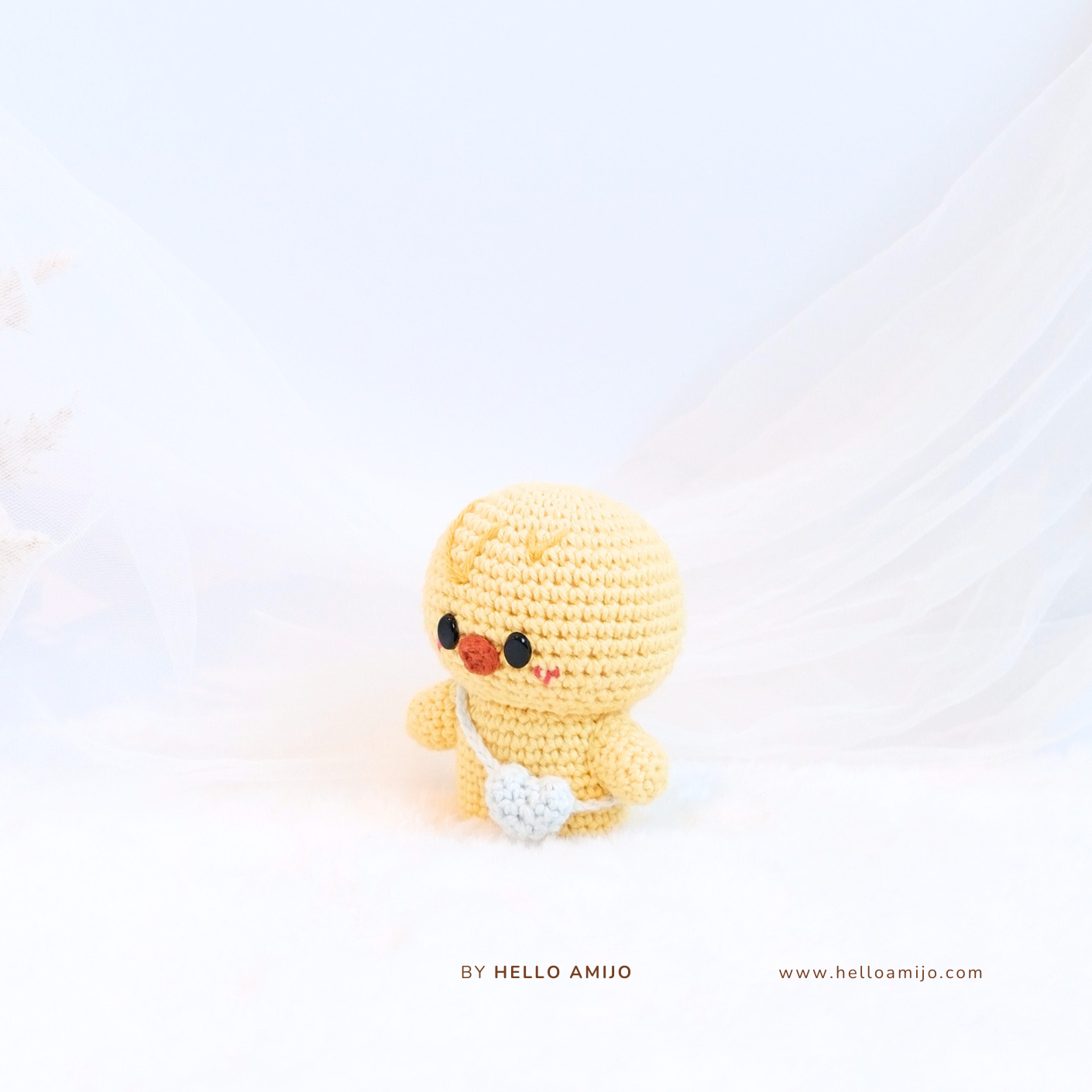 Petite Ducky Amigurumi Crochet Pattern PDF