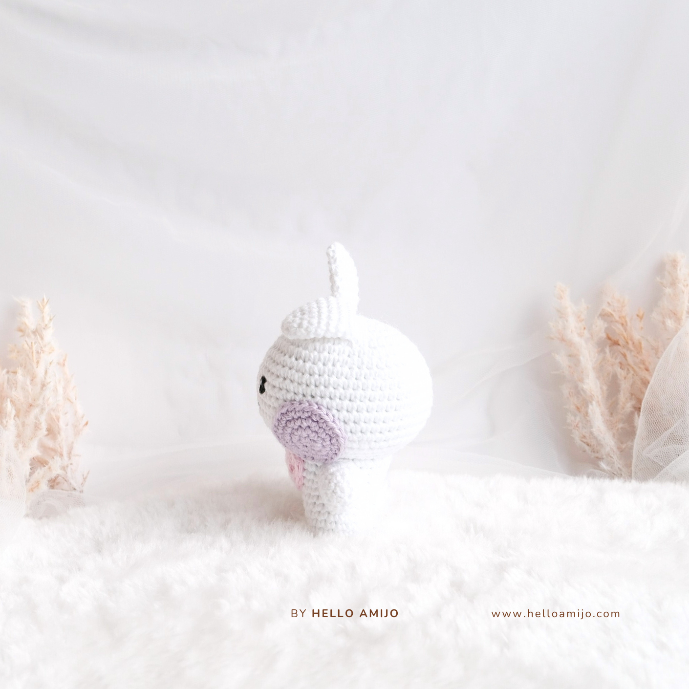 Chubby Bunny Amigurumi Crochet Pattern PDF