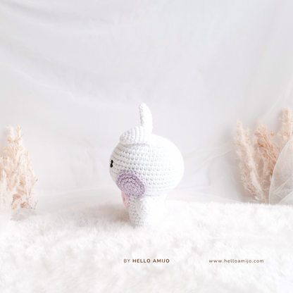 Chubby Bunny Amigurumi Crochet Pattern PDF