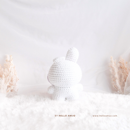 Chubby Bunny Amigurumi Crochet Pattern PDF