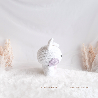 Chubby Bunny Amigurumi Crochet Pattern PDF