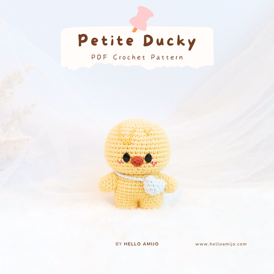 Petite Ducky Amigurumi Crochet Pattern PDF