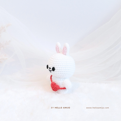 Petite Bunny Amigurumi Crochet Pattern PDF
