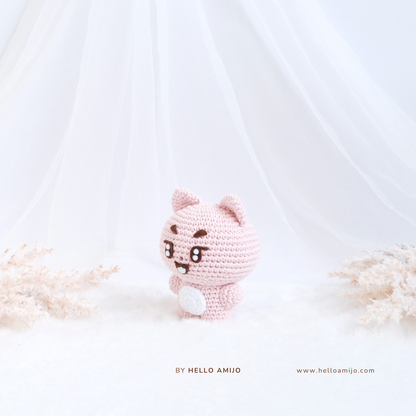 Pastel Cat Amigurumi Crochet Pattern PDF