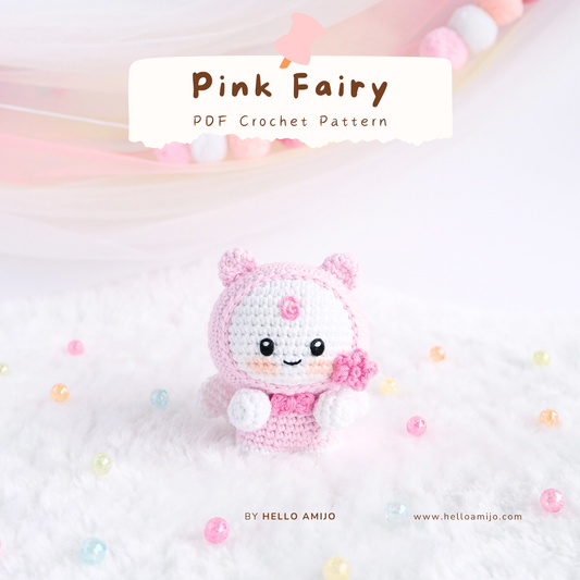 Pink Fairy Amigurumi Crochet Pattern PDF