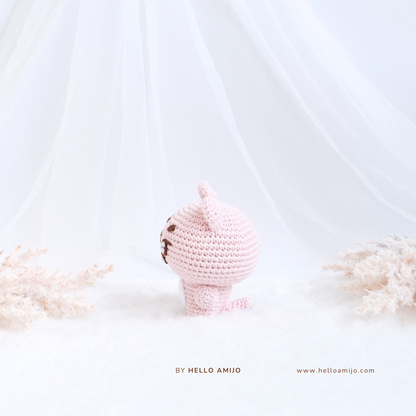 Pastel Cat Amigurumi Crochet Pattern PDF