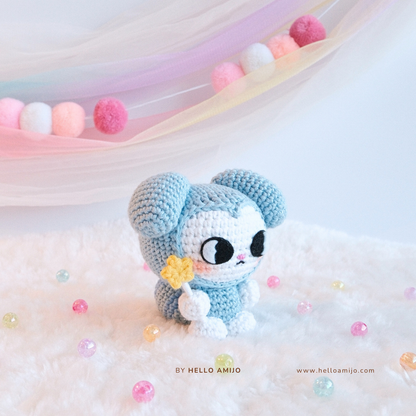 Blue Fairy Amigurumi Crochet Pattern PDF