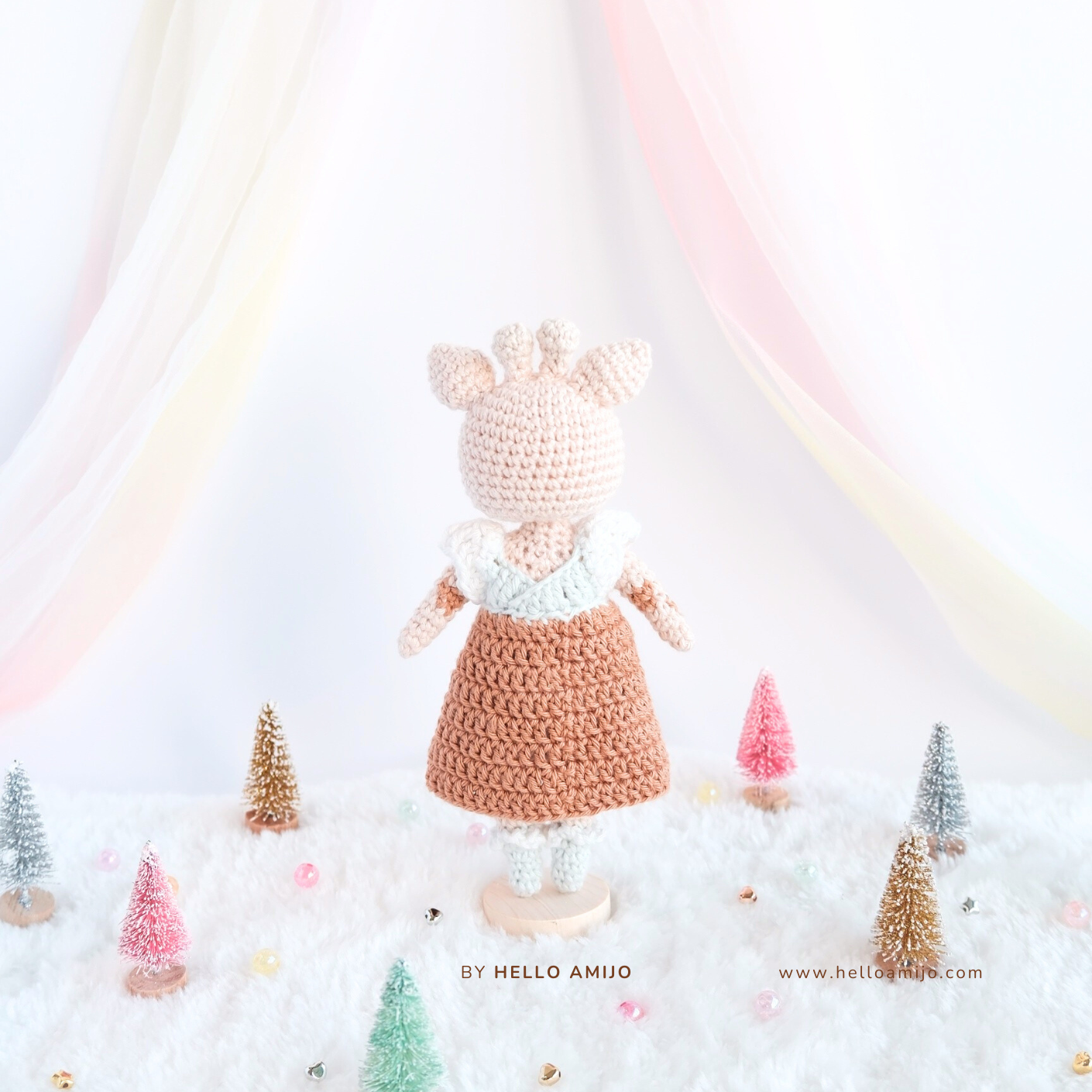 Penny the Giraffe Amigurumi Crochet Pattern PDF