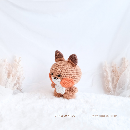 Chubby Fox Amigurumi Crochet Pattern PDF
