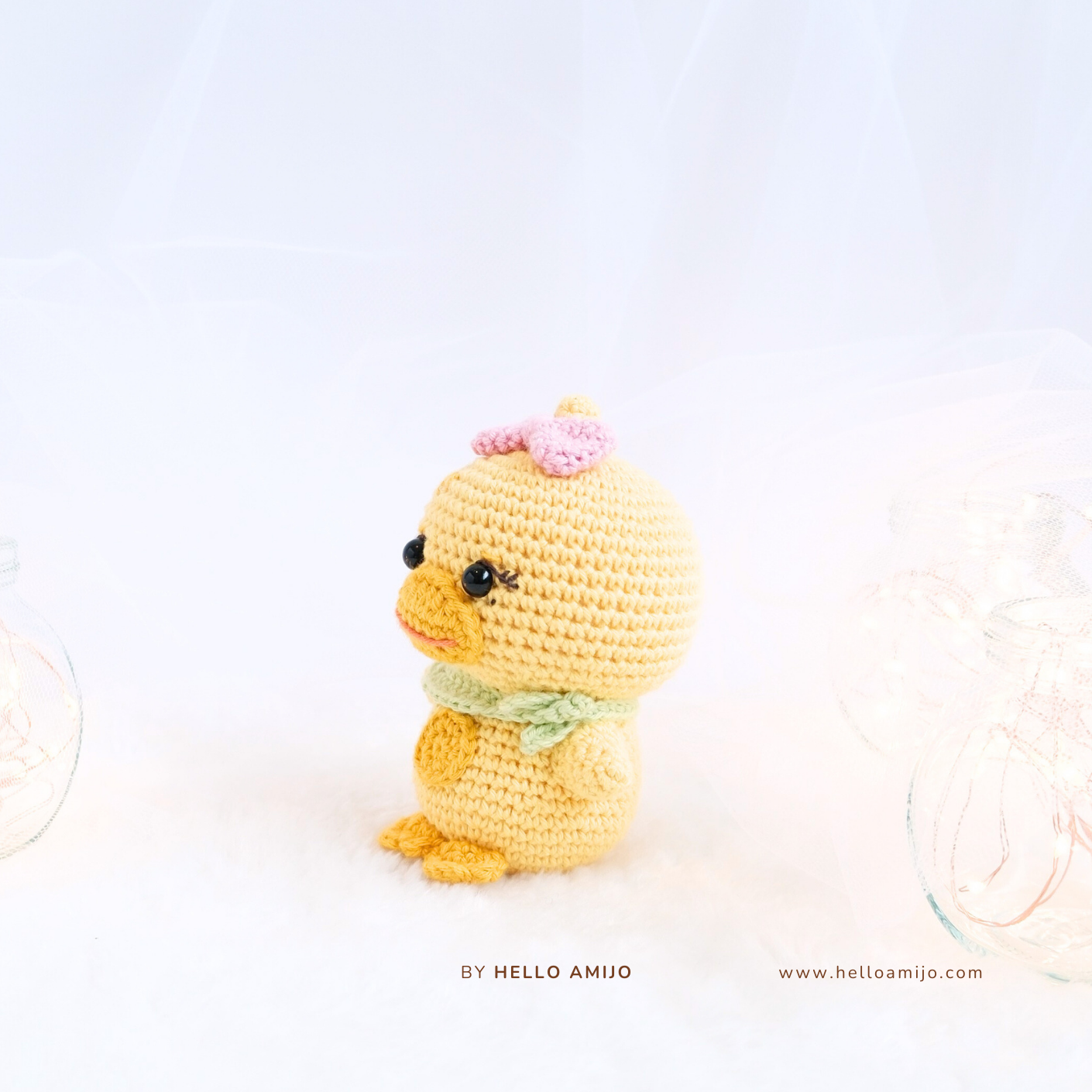 Pretty Duck Amigurumi Crochet Pattern PDF