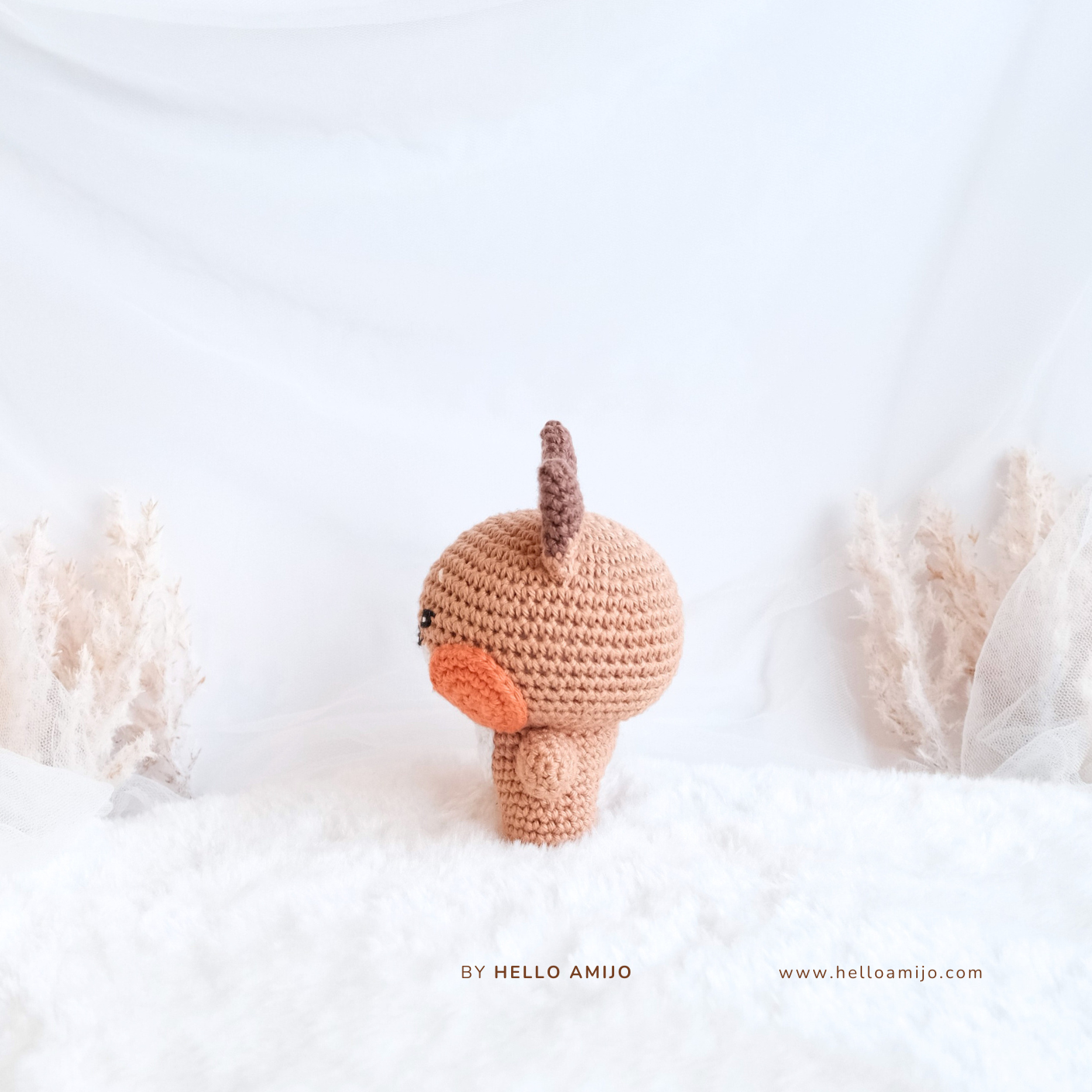 Chubby Fox Amigurumi Crochet Pattern PDF