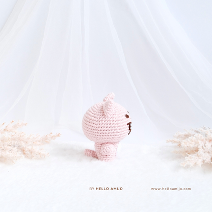 Pastel Cat Amigurumi Crochet Pattern PDF