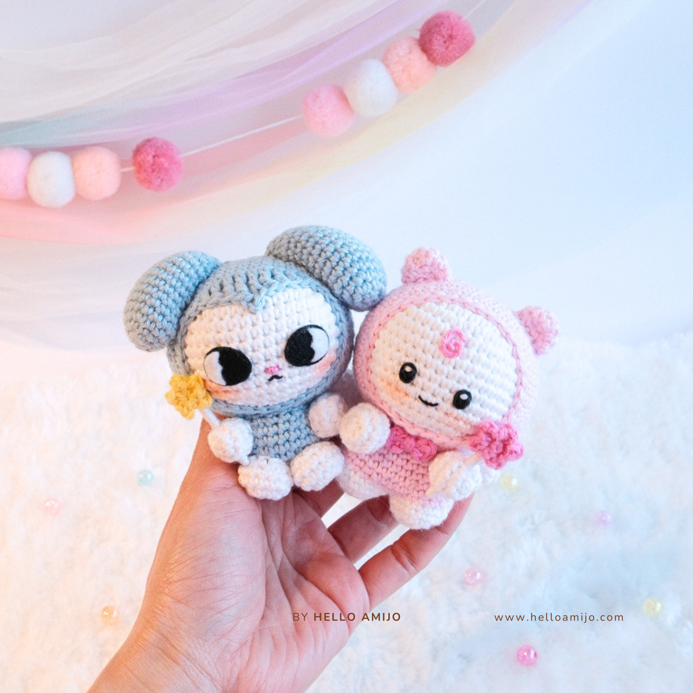 Bundle 2 in 1 Fairy Amigurumi Crochet Pattern PDF