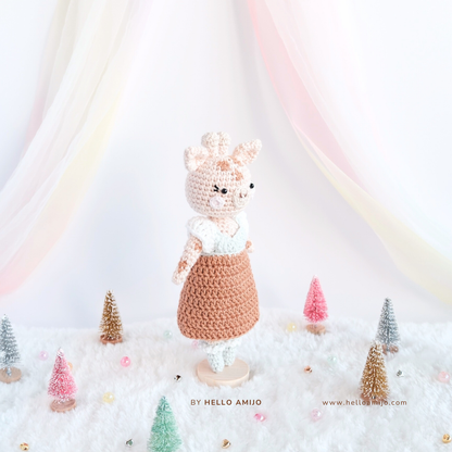 Penny the Giraffe Amigurumi Crochet Pattern PDF
