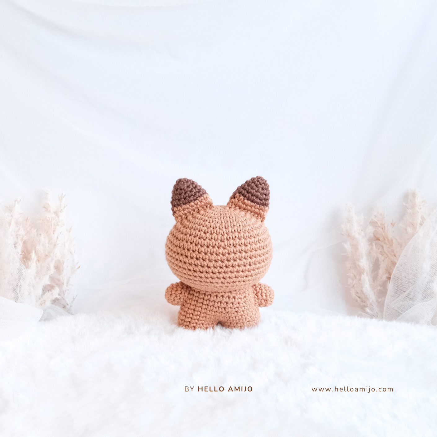 Chubby Fox Amigurumi Crochet Pattern PDF