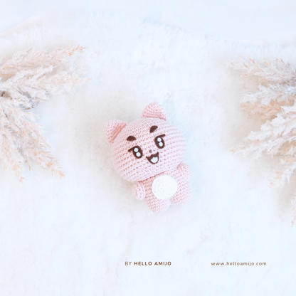 Pastel Cat Amigurumi Crochet Pattern PDF