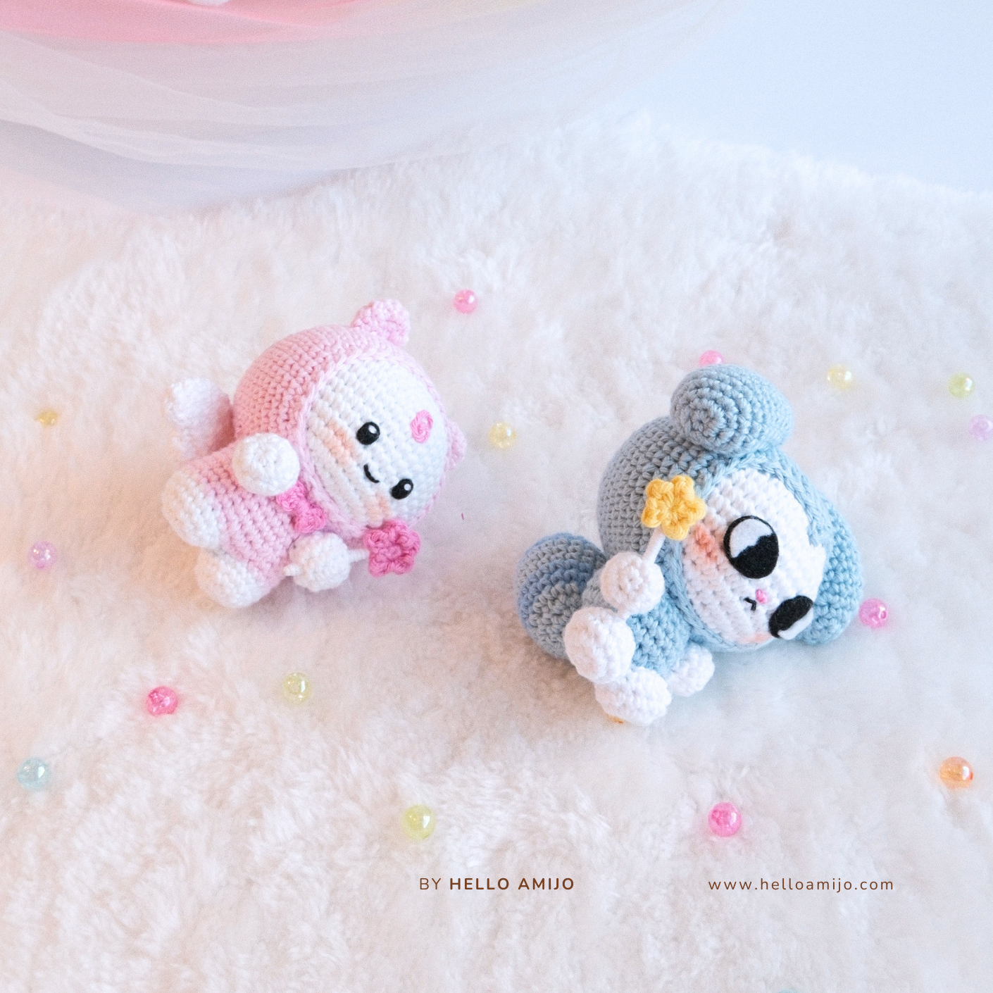 Bundle 2 in 1 Fairy Amigurumi Crochet Pattern PDF
