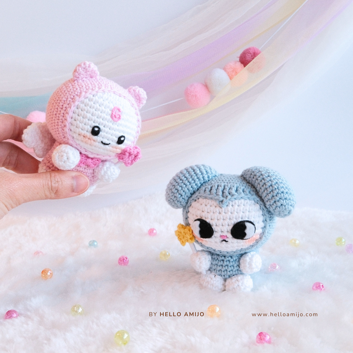 Bundle 2 in 1 Fairy Amigurumi Crochet Pattern PDF