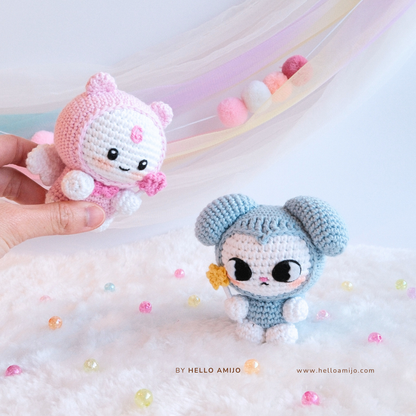 Bundle 2 in 1 Fairy Amigurumi Crochet Pattern PDF