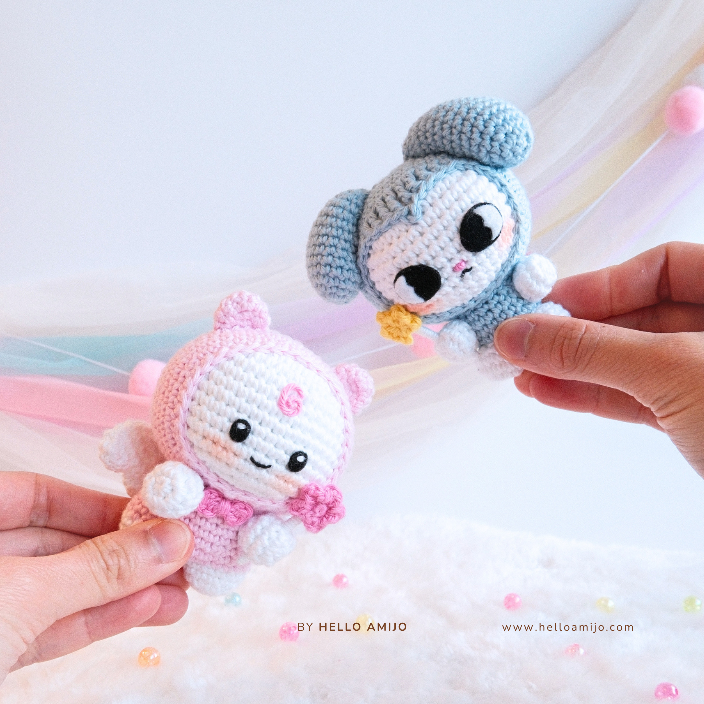 Bundle 2 in 1 Fairy Amigurumi Crochet Pattern PDF