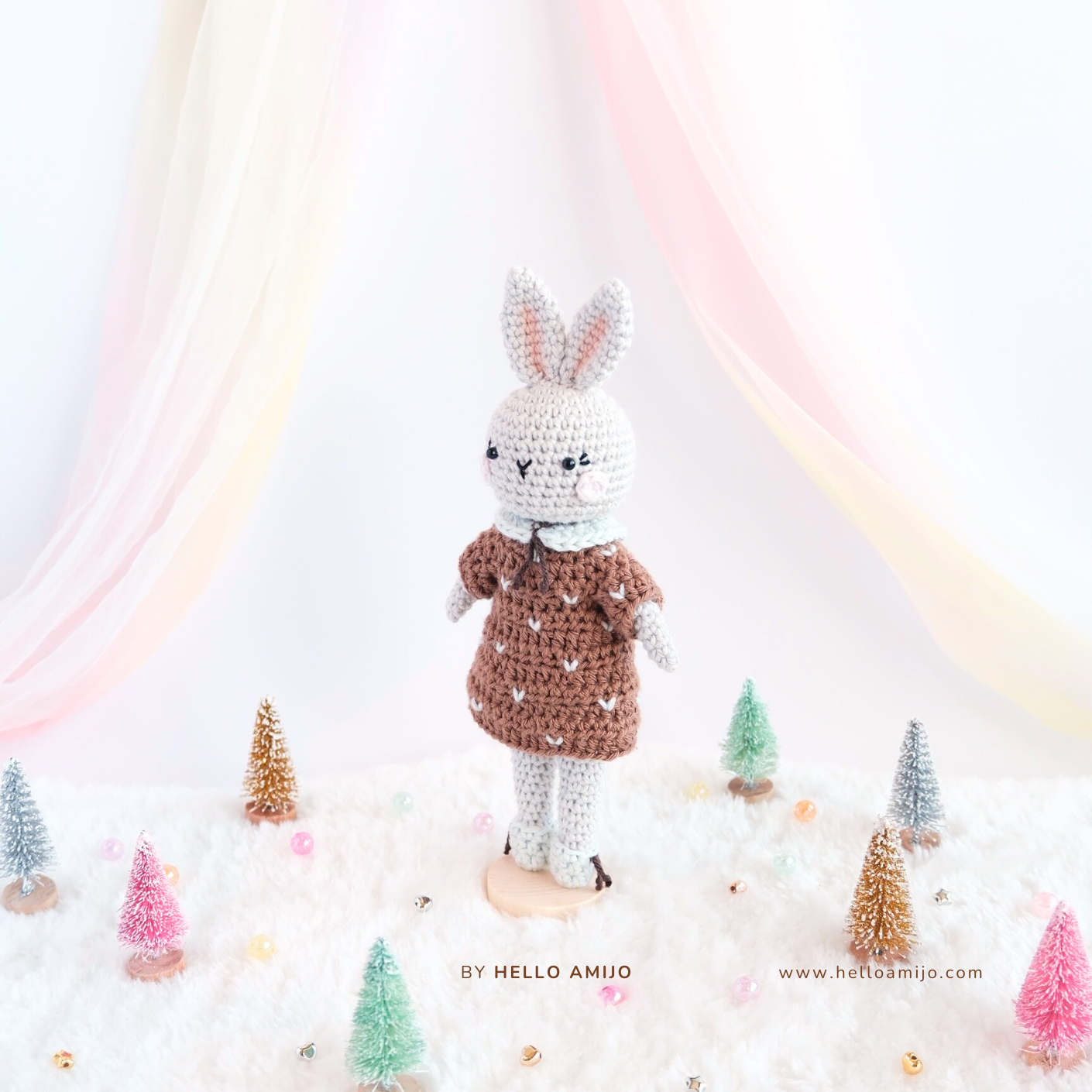 Joyce the Bunny Amigurumi Crochet Pattern PDF