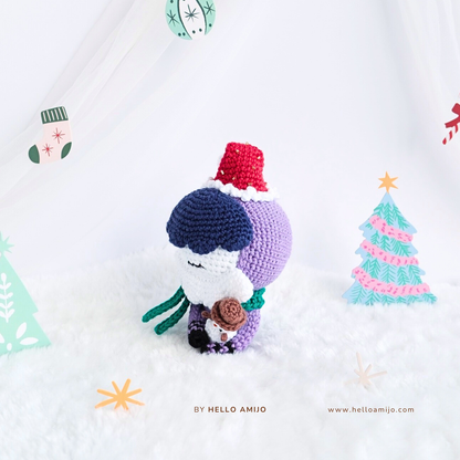 Christmas Fallen Angel Amigurumi Crochet Pattern PDF