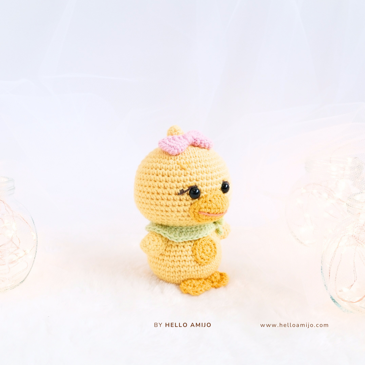 Pretty Duck Amigurumi Crochet Pattern PDF