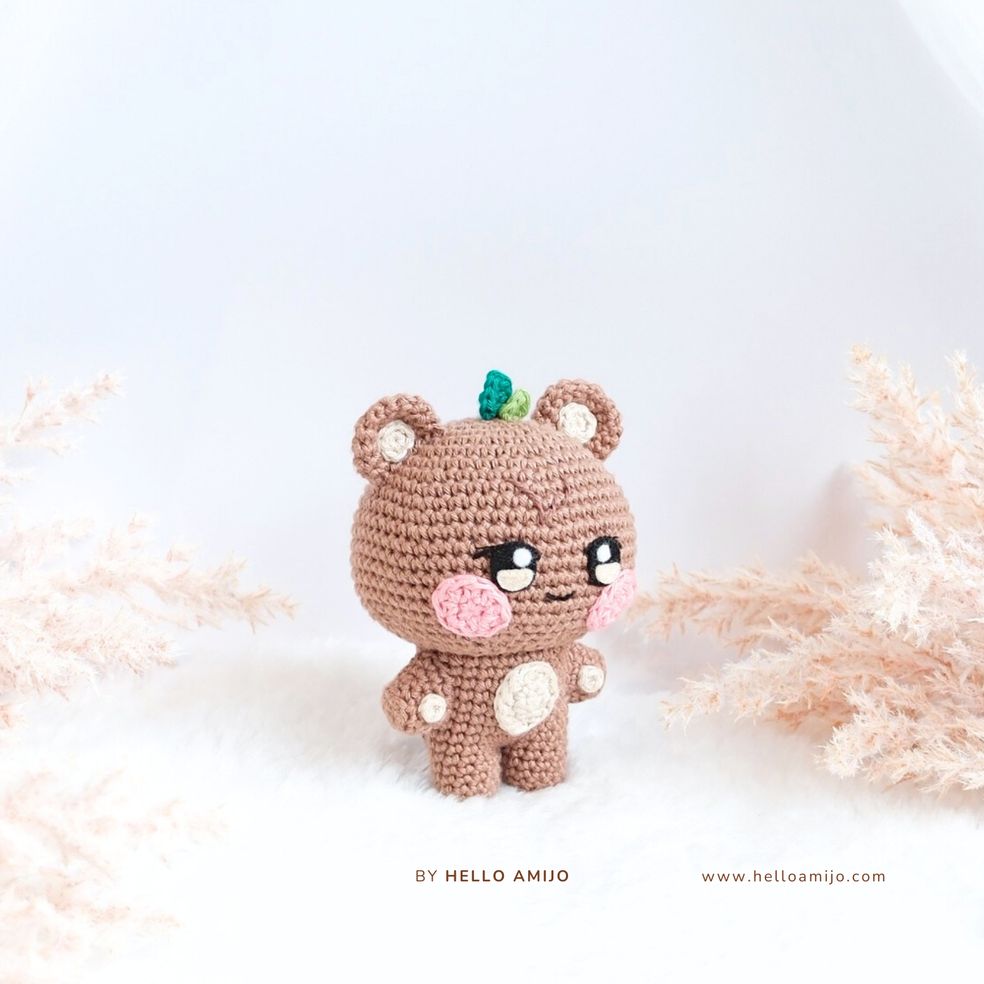 Lovely Teddy Amigurumi Crochet Pattern PDF