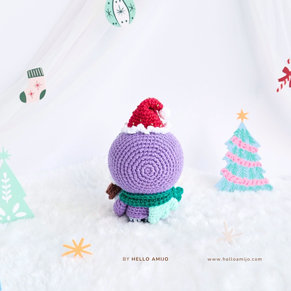 Christmas Fallen Angel Amigurumi Crochet Pattern PDF