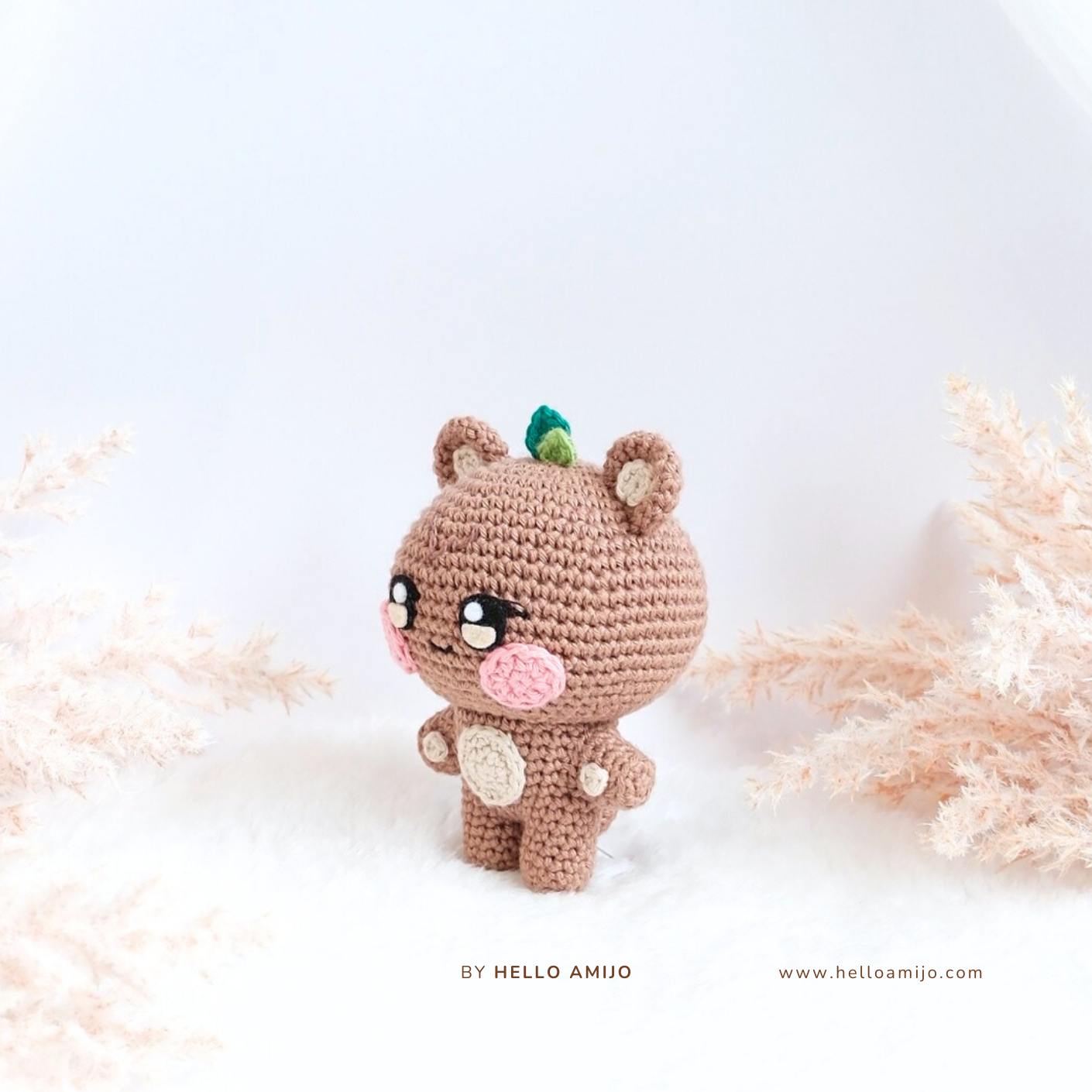 Lovely Teddy Amigurumi Crochet Pattern PDF