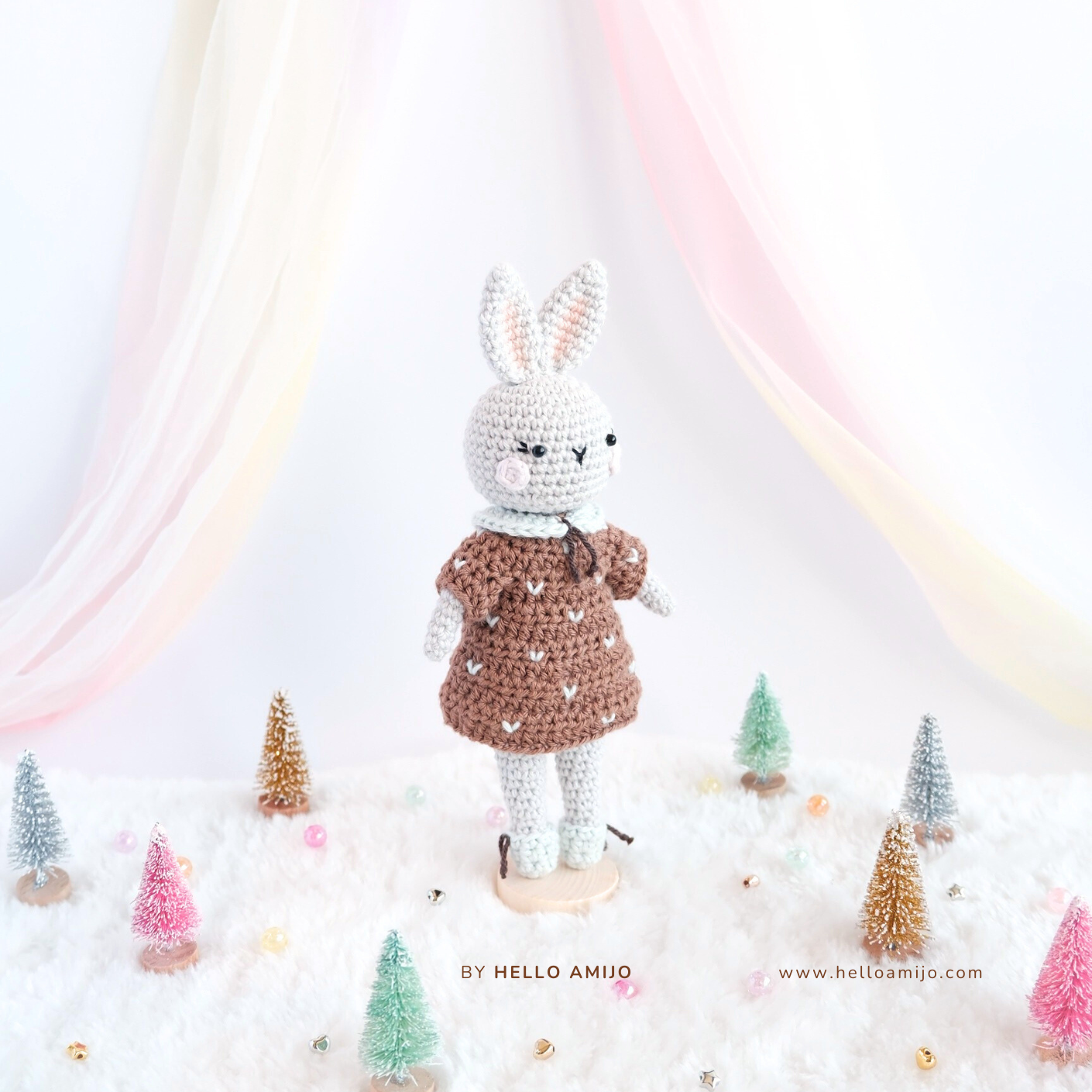 Joyce the Bunny Amigurumi Crochet Pattern PDF